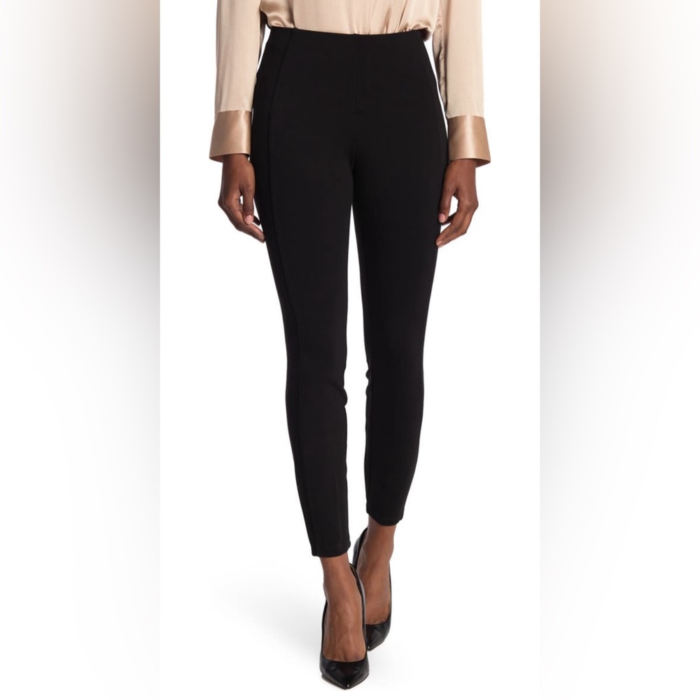 T Tahari high waist Pointe knit leggings sz M